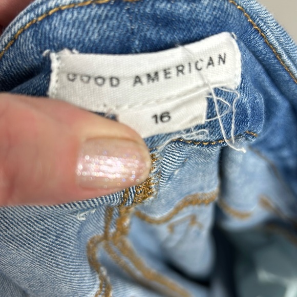 Good American Blue Flare Jeans - Picture 3 of 10